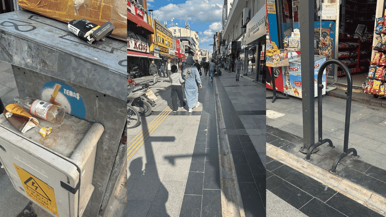 DÜZCE’NİN EN İŞLEK SOKAĞINDA ÇÖP SORUNU VATANDAŞI İSYAN ETTİRDİ!