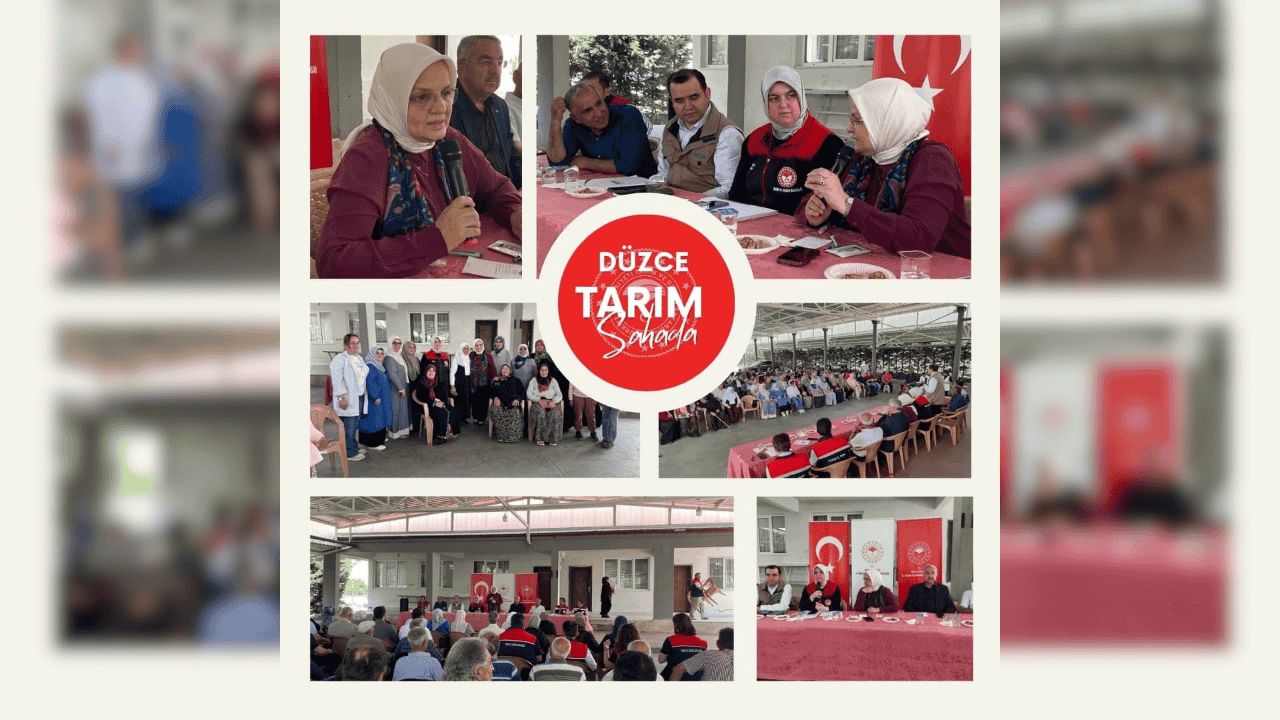 GÖLYAKA İÇMELER’DE TARIM SAHADA BULUŞMASI GERÇEKLEŞTİ