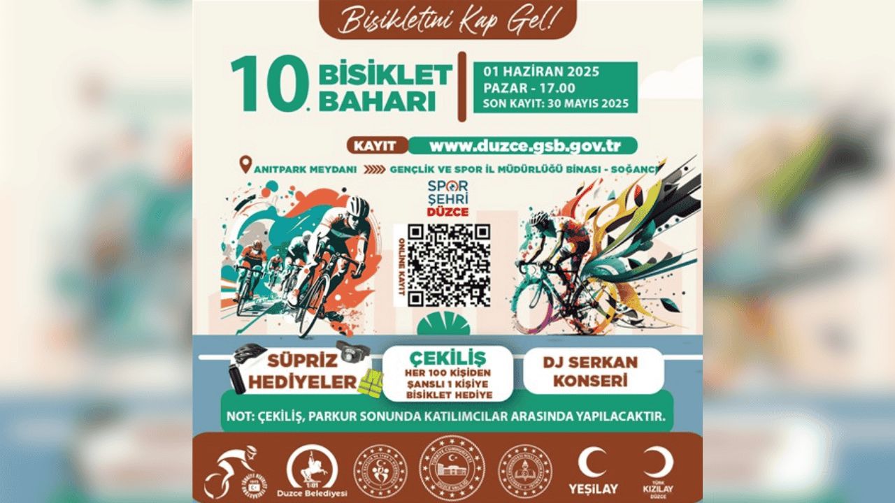 DÜZCE 10. BİSİKLET BAHARI’NA HAZIRLANIYOR