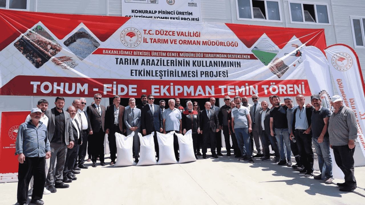 ÇELTİK TOHUMU, FİDE VE EKİPMAN TEMİN TÖRENİYLE TARIMDA YENİ BİR DÖNEM BAŞLADI