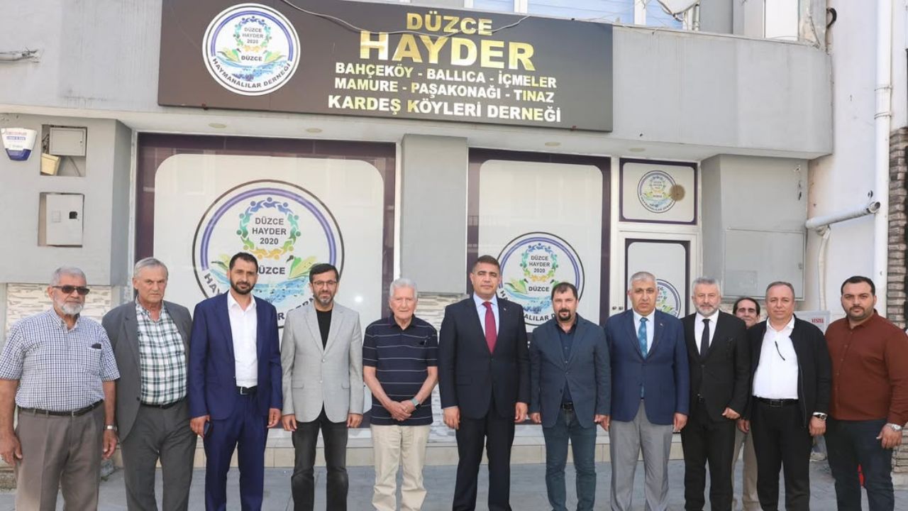 VALİ ASLAN, HAYDER ÜYELERİYLE BULUŞTU