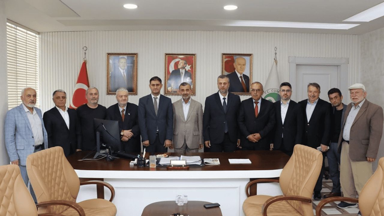 CUMHURBAŞKANLIĞI ELEKTRONİK HARP DAİRE BAŞKANI ULUKAVAK CUMAYERİ BELEDİYESİ’Nİ ZİYARET ETTİ