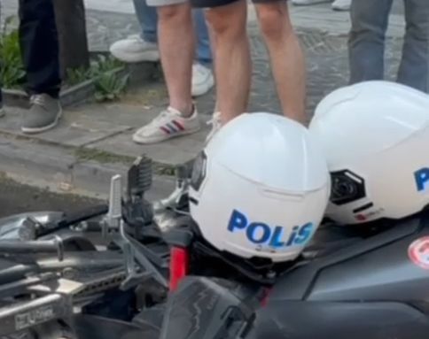 DÜZCE’DE TRAFİK KAZASI; 2 POLİS MEMURU YARALANDI