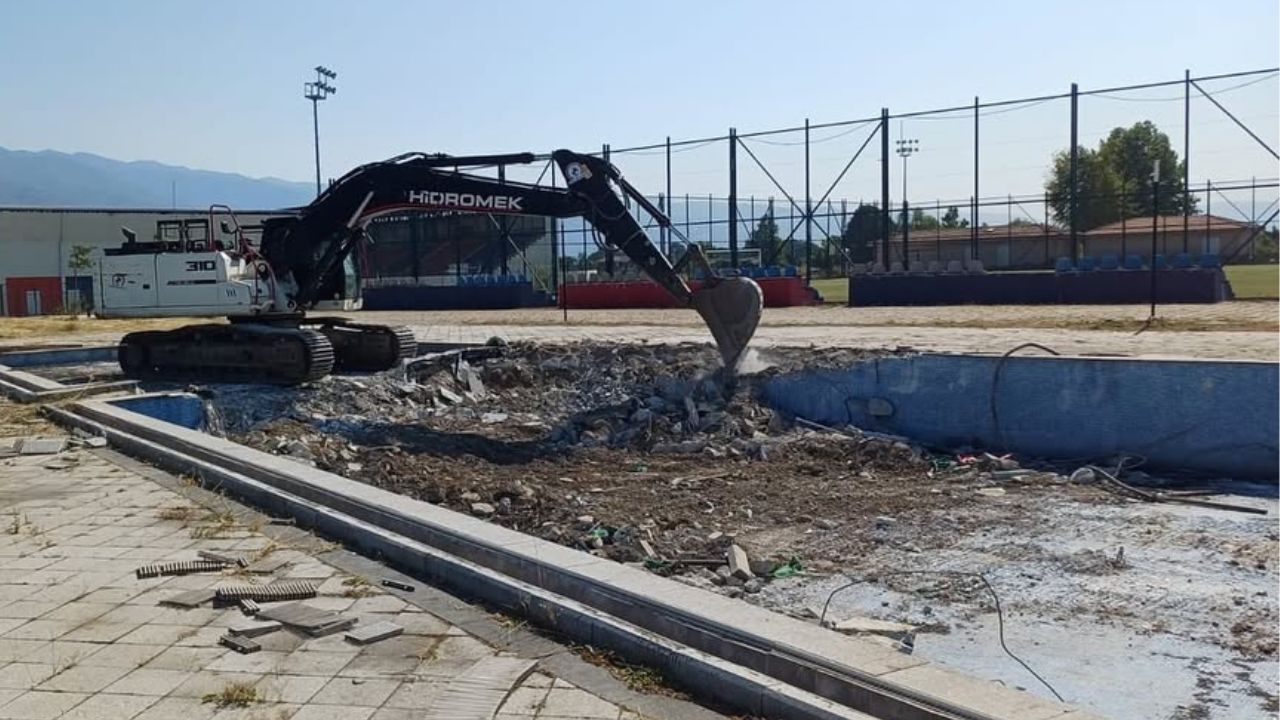 DÜZCESPOR’DAN ALTYAPI SPORCU TESİSİ İÇİN TEMEL ATMA ÇALIŞMALARI BAŞLADI