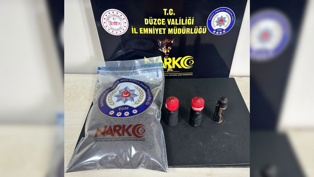 DÜZCE’DE UYUŞTURUCU OPERASYONU; 1 KİŞİ TUTUKLANDI