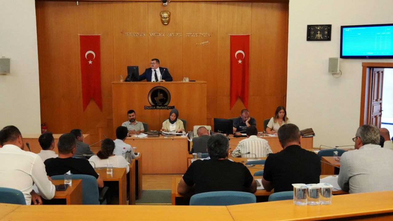 Düzce Belediye Meclisi Temmuz Ayı İkinci Toplantısı Yapıldı 45 Gündem Maddesi Karara Bağlandı