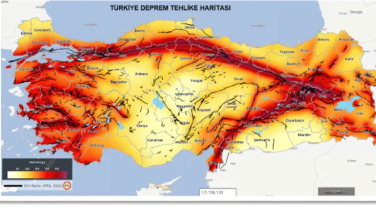 Deprem Tehlike Haritası Yenilendi; Düzce Hangi Bölgede Yer Aldı?