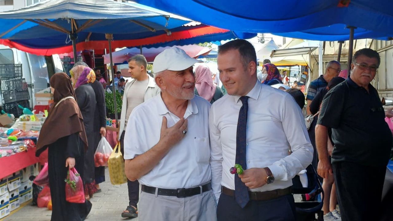 Kaymakam Taha Furkan Sönmezel, Esnaf ve Vatandaşlarla Vedalaştı
