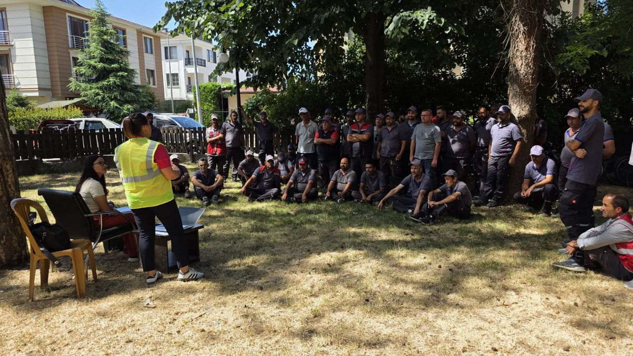 Düzce BELKA’da İş Sağlığı ve Güvenliği Önceliği Eğitimler Sürüyor