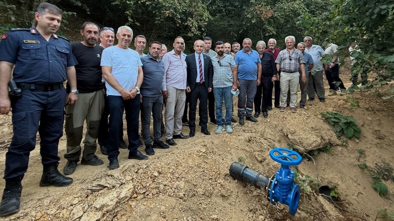 Çilimli’de 5 Köyün İçme Suyu İhtiyacı Ortak İsale Hattıyla Çözüldü