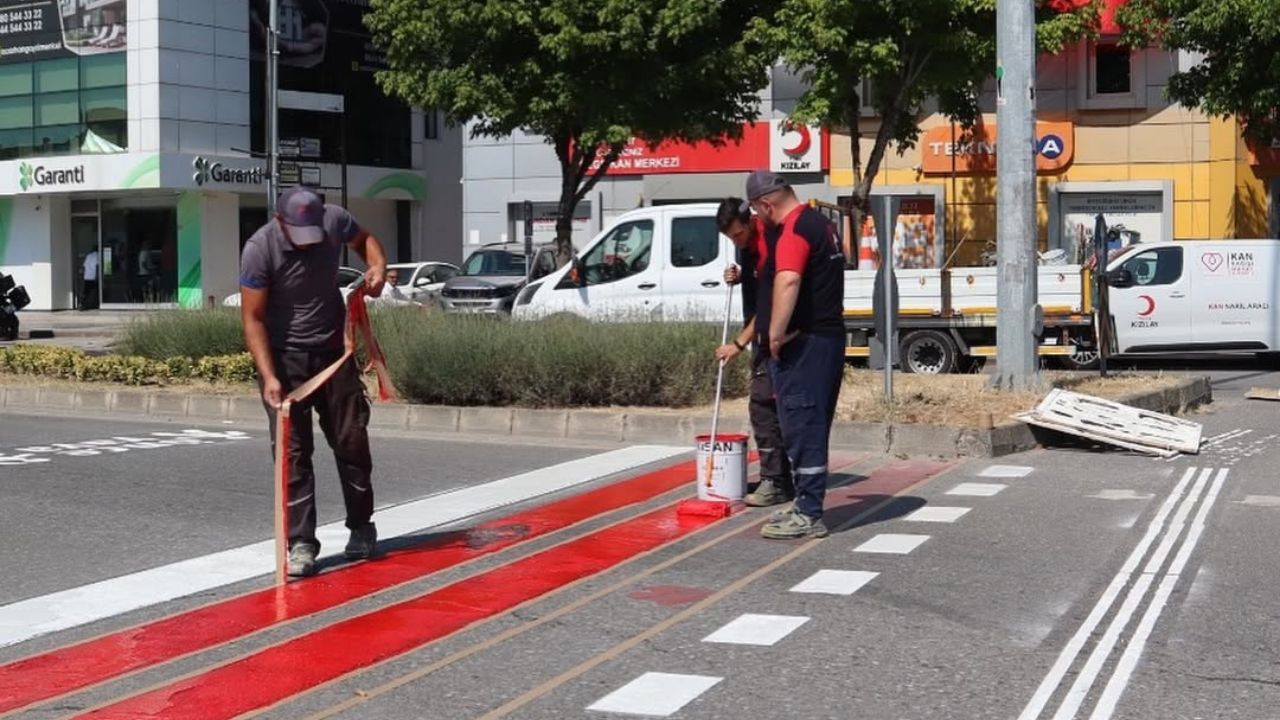 Düzce’de Yaya Geçitleri Yenileniyor