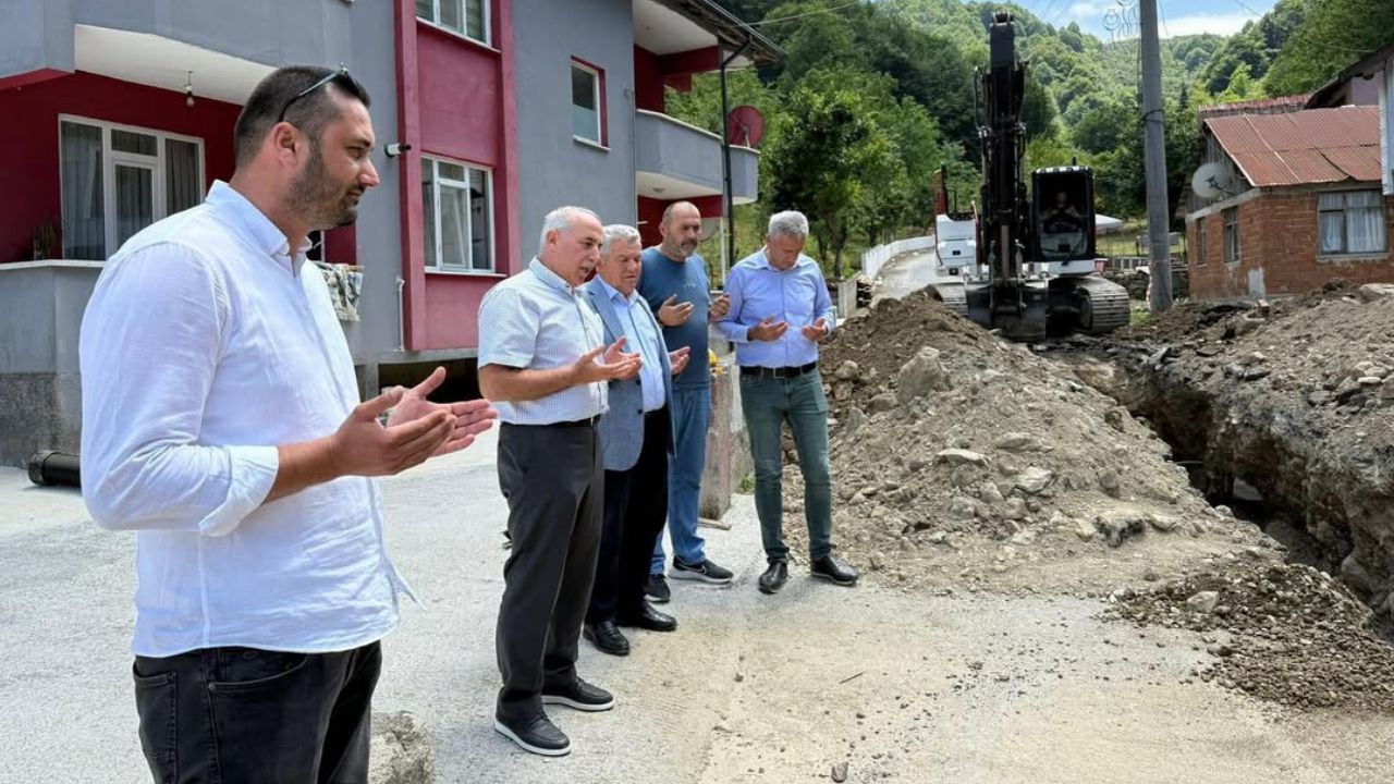 Kaynaşlı Eskiköy Mahallesi’nde Altyapı Hamlesi Başladı