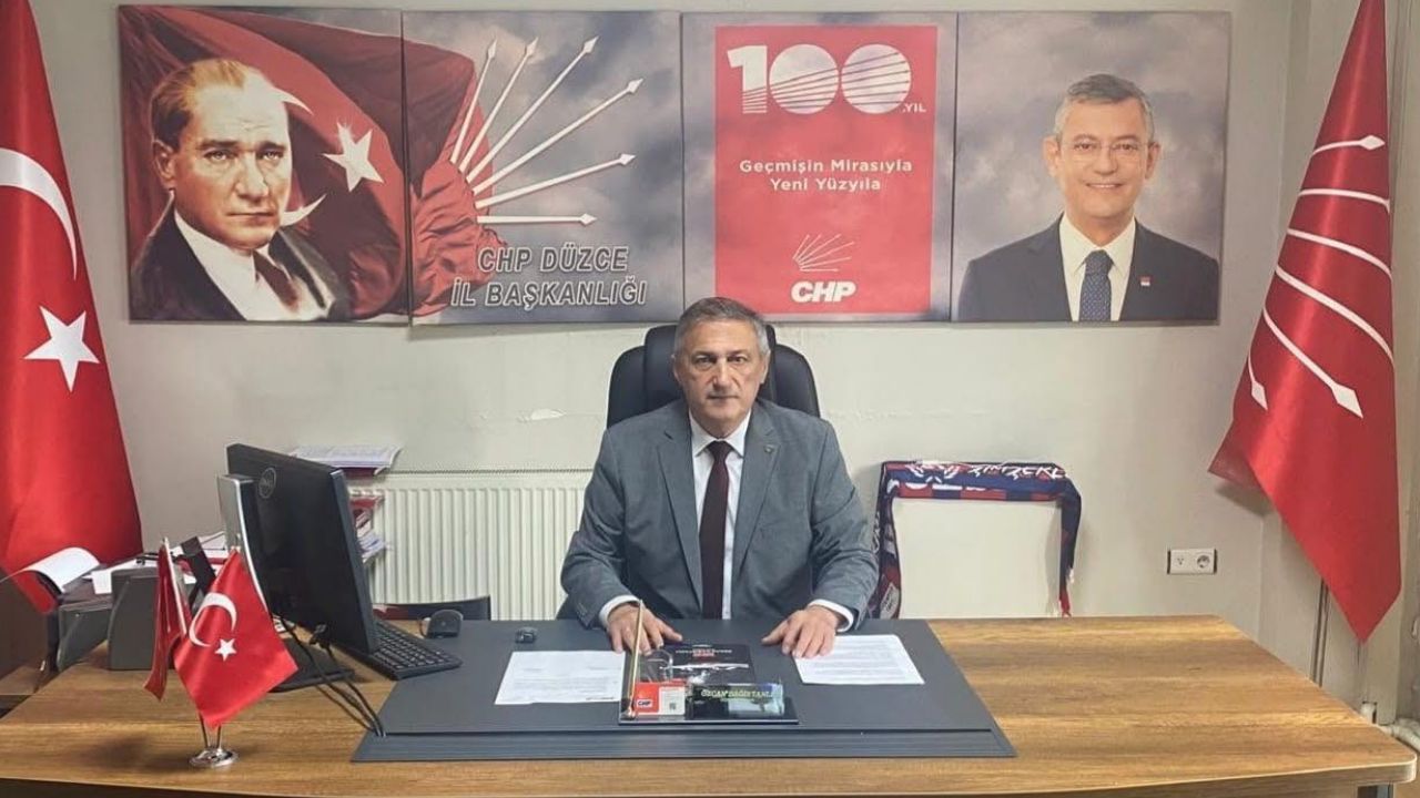CHP Düzce İl Başkanı Özcan Dağıstanlı’dan 24 Temmuz Basın Bayramı Mesajı ”Basın Özgürlüğü, Demokrasiye Giden Yolun Temelidir”