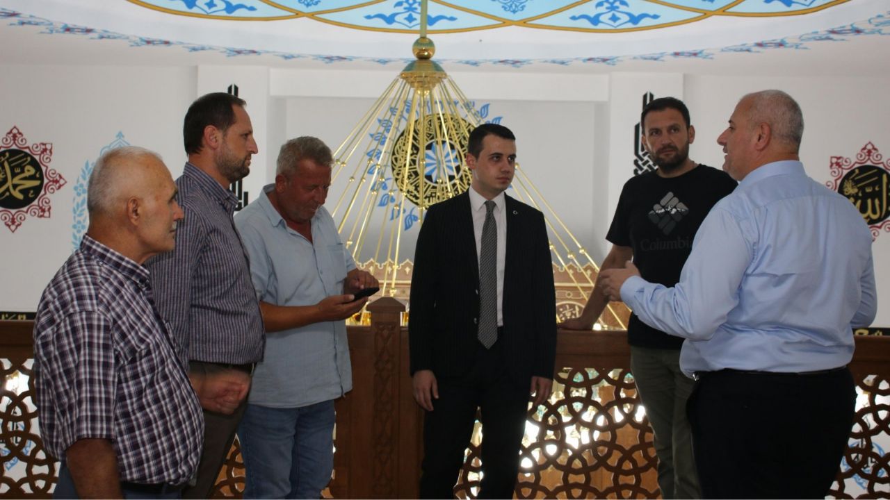 Çilimli’de Pırpır Köyü Cami İnşaatında Son Aşamalar