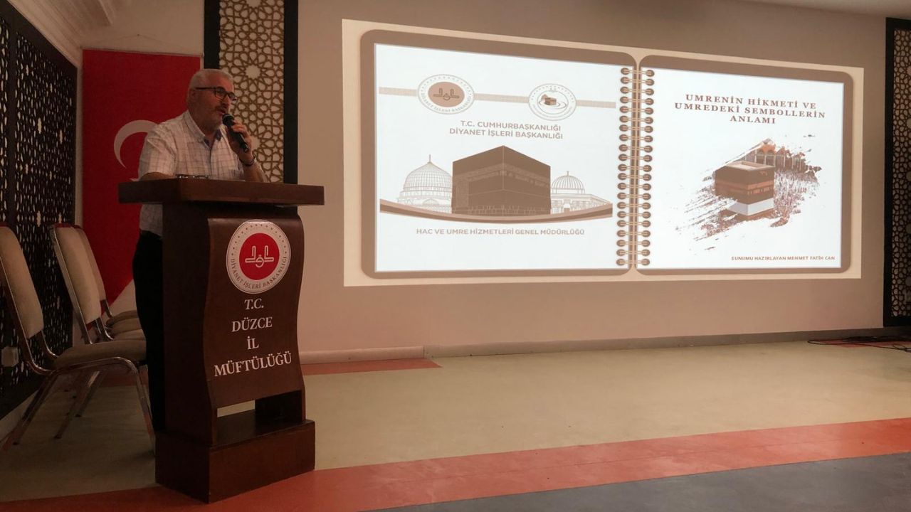 Düzce’de Umreciler Kutsal Yolculuğa Eğitimle Hazırlanıyor