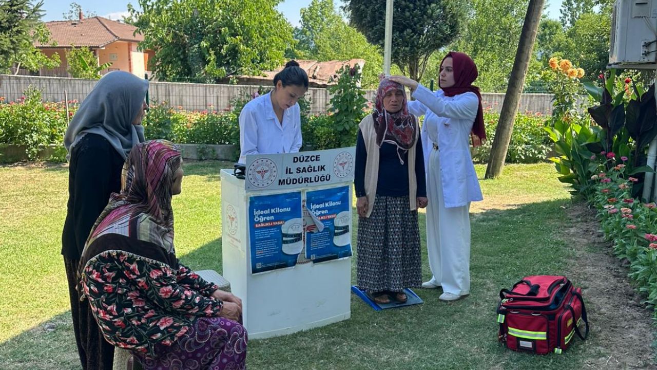 Düzce’de Vatandaşlara Sağlıklı Yaşam Desteği
