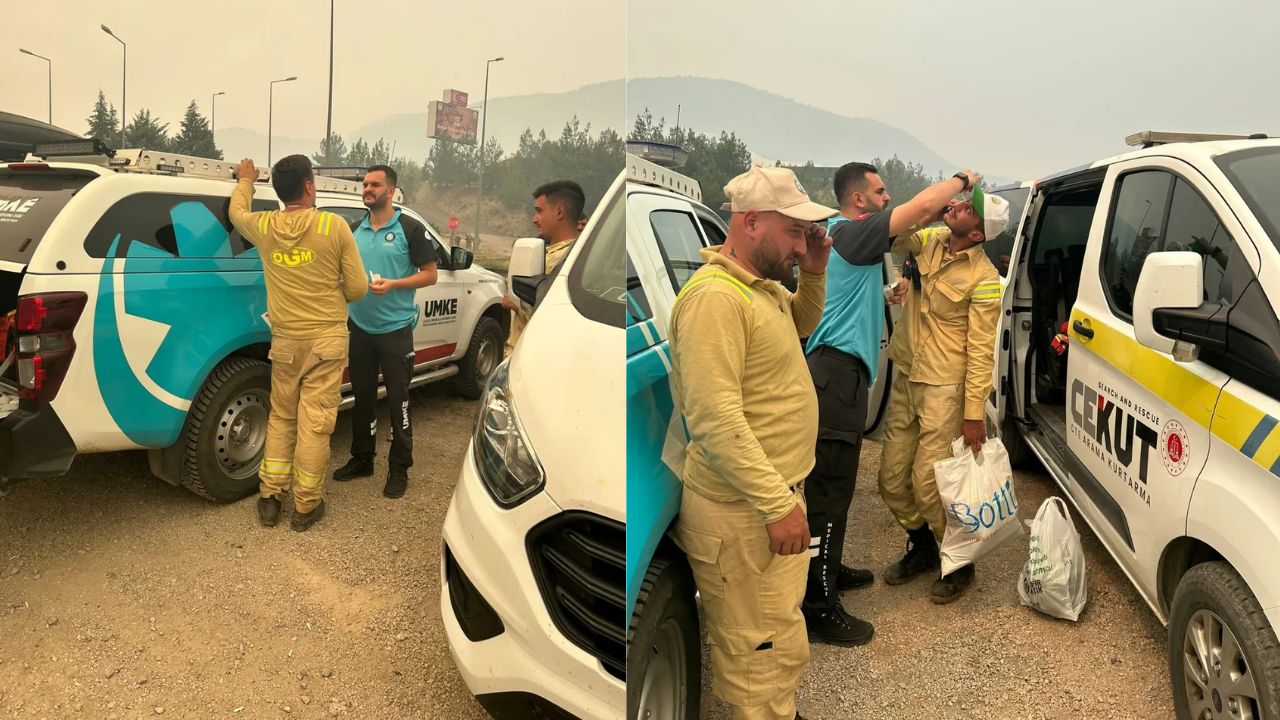 Düzce UMKE Ekibi Karabük’teki Orman Yangınına Destek İçin Görevde