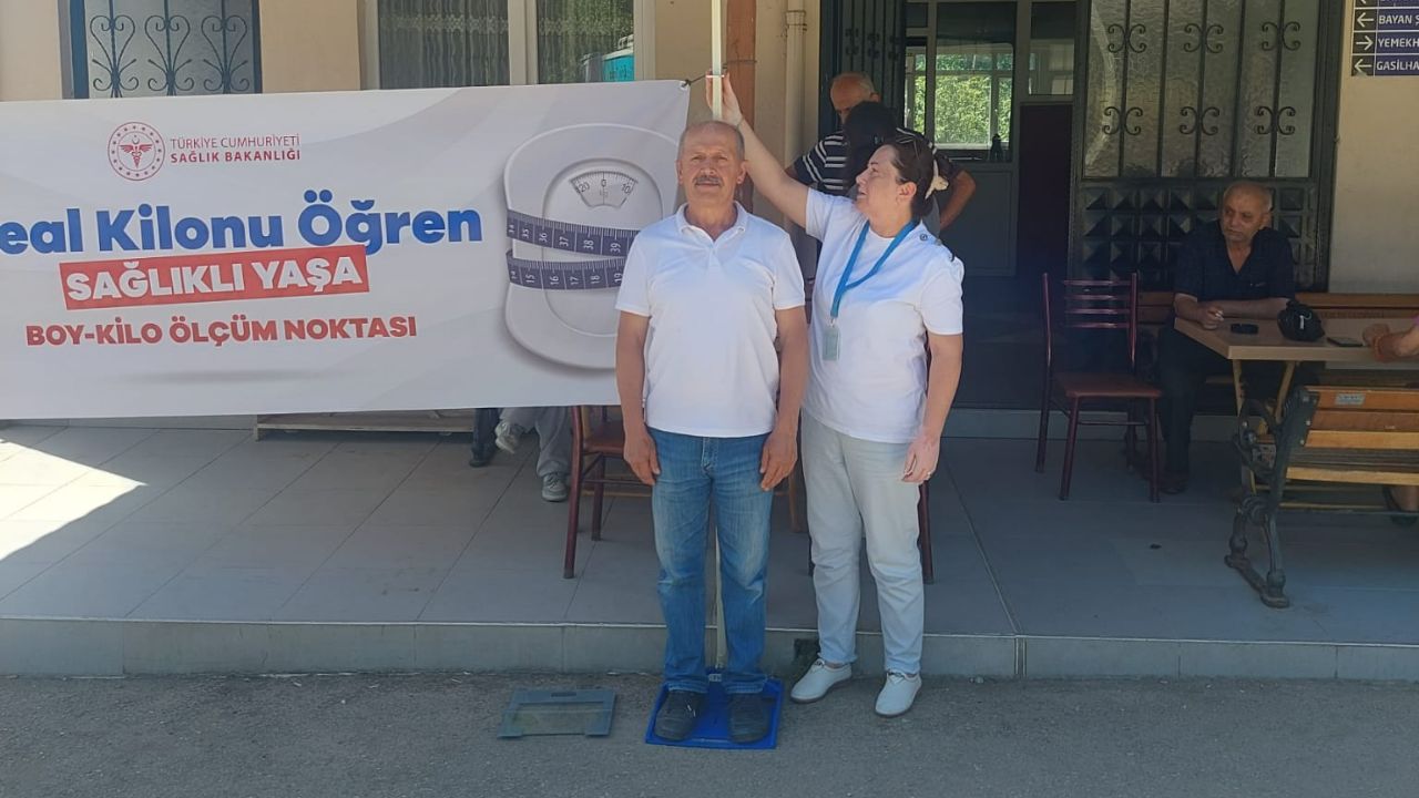Gümüşova Kıyı Köyü’nde “İdeal Kilonu Öğren, Sağlıklı Yaşa” Etkinliği Düzenlendi