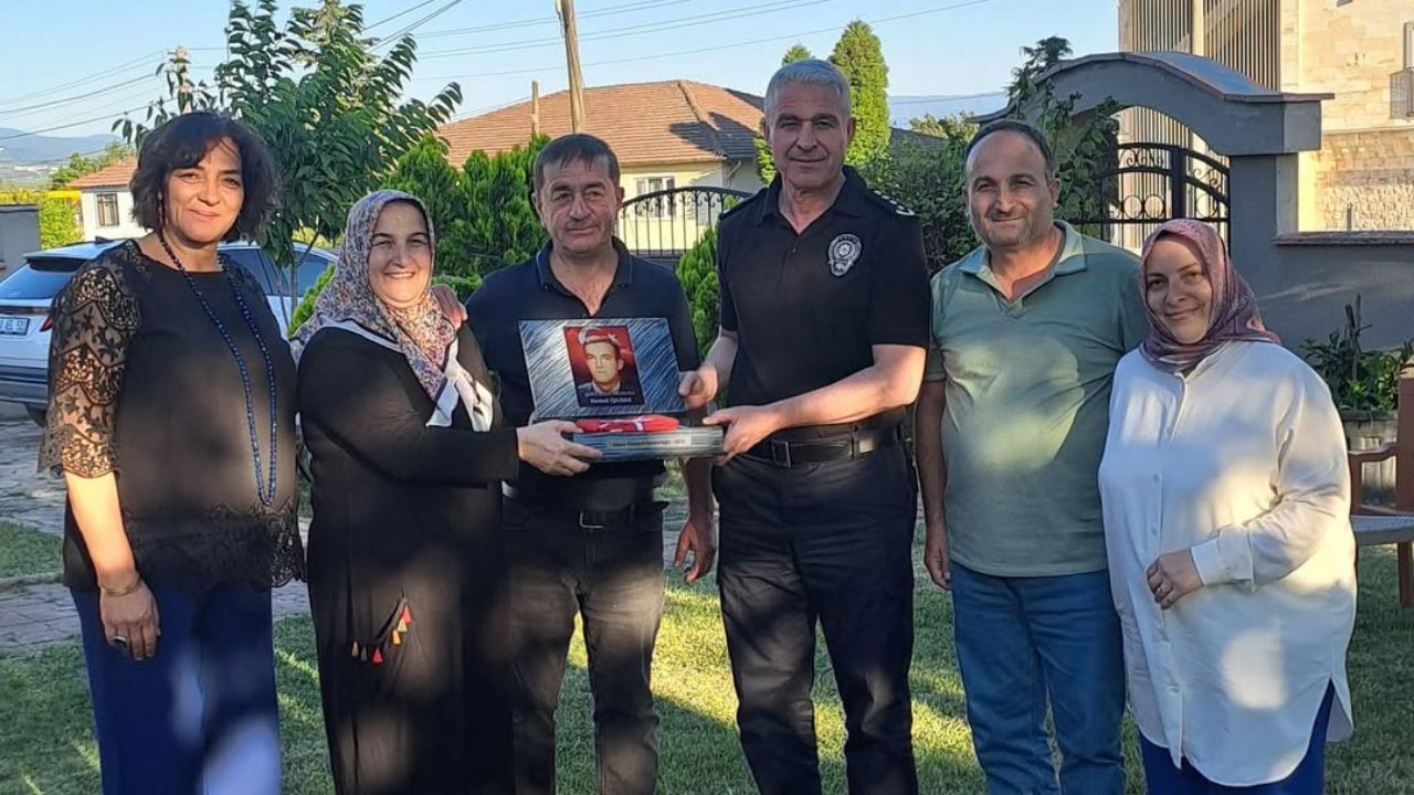 İl Emniyet Müdürü İbrahim Ergüder’den Şehit Ailesine Anlamlı Ziyaret