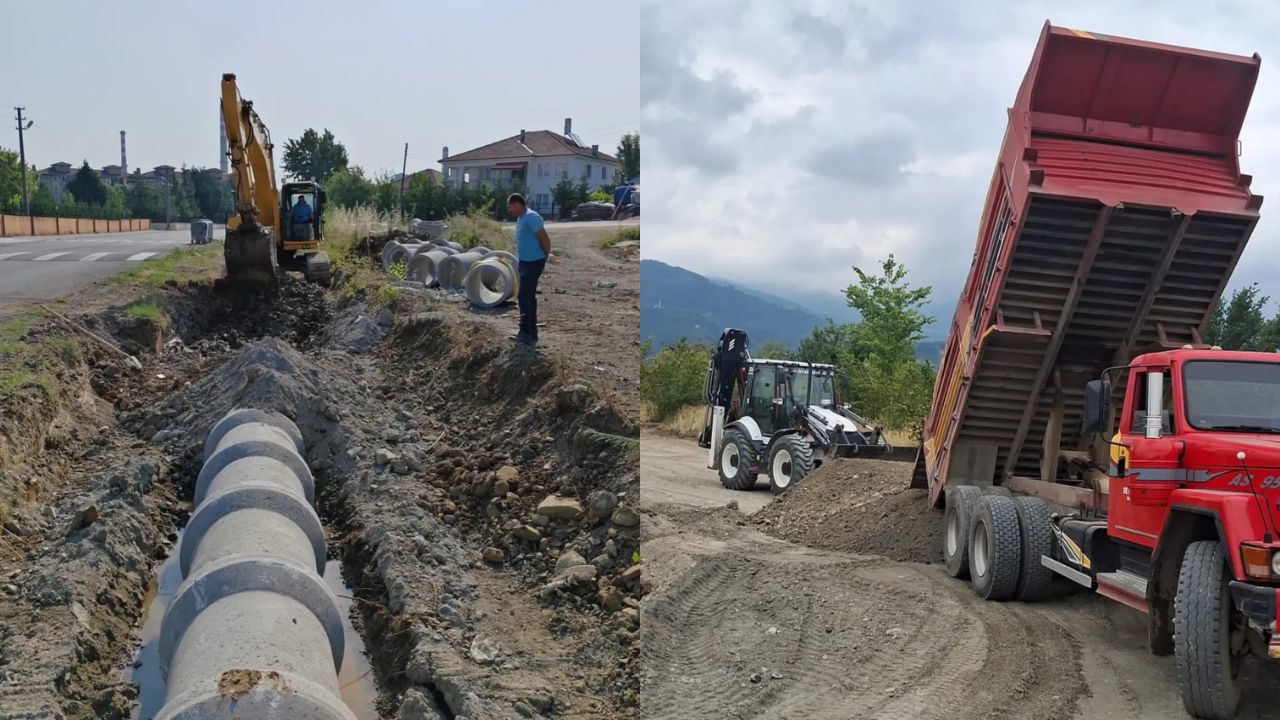 Beyköy’de Yol Açma ve Altyapı Çalışmaları Hız Kesmeden Devam Ediyor