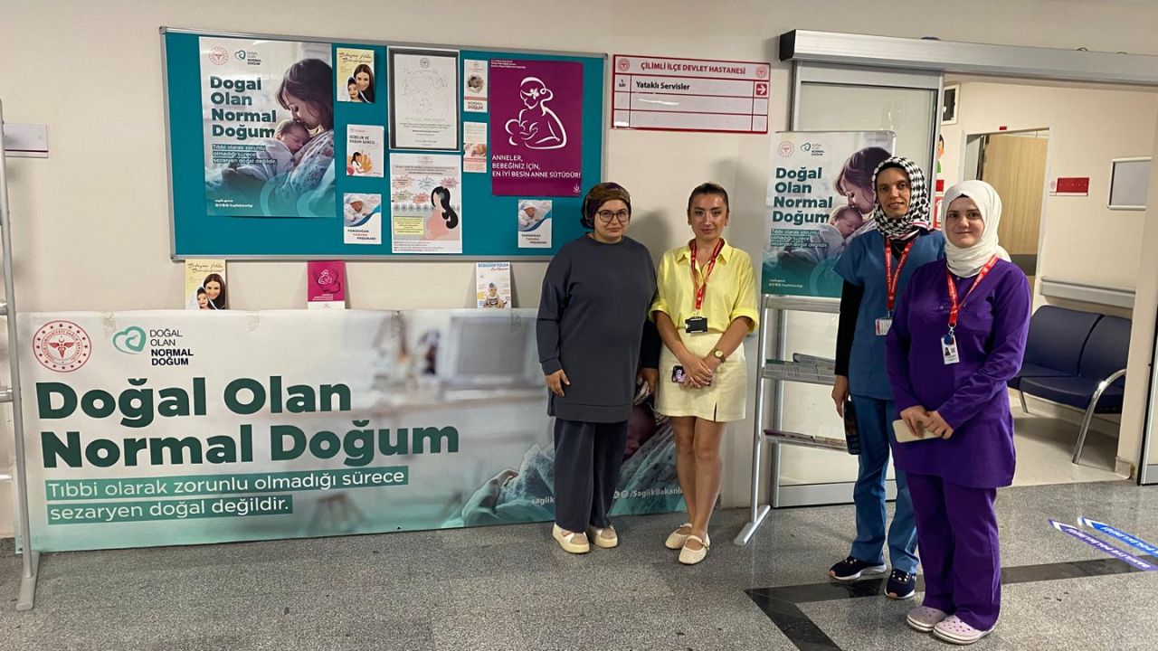 Çilimli Devlet Hastanesi’nde “Doğal Olan Normal Doğum” Farkındalığı