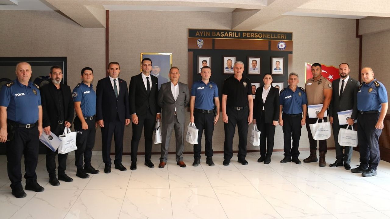 Düzce Emniyet Müdürlüğü, Başarılı Personelini Ödüllendirdi
