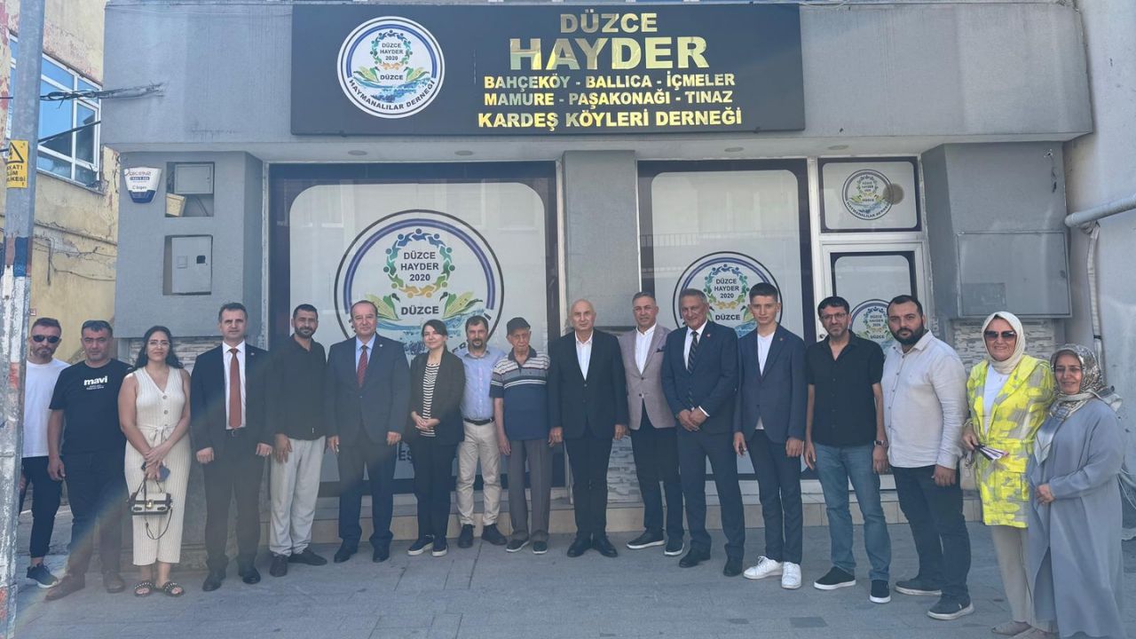 CHP Heyetinden Düzce Haymanalılar Derneği’ne Ziyaret