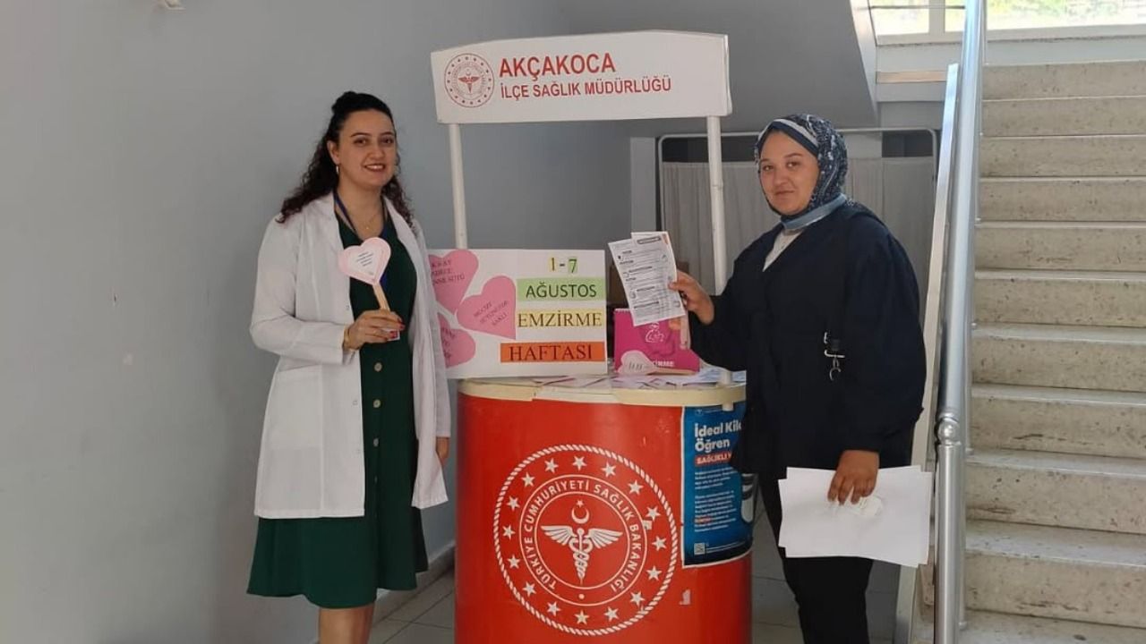 Akçakoca’da Dünya Emzirme Haftası Etkinliği Düzenlendi
