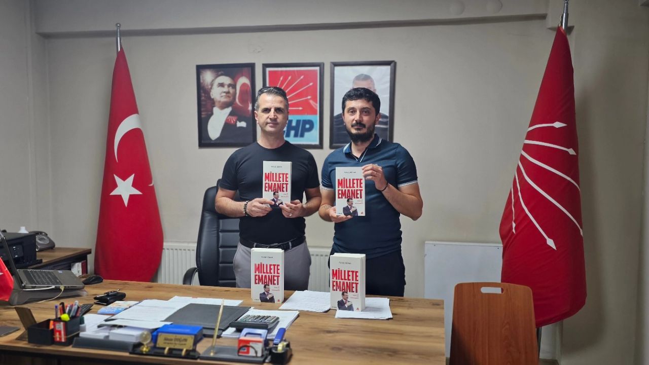 CHP Düzce Merkez İlçe Başkanı Sinan Doğan’dan ”Millete Emanet” Kitabı Çağrısı