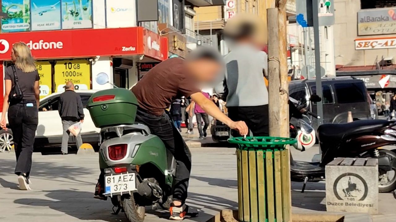 Yere İzmarit Atan Yandı Düzce’de Denetimler Sıkılaştı