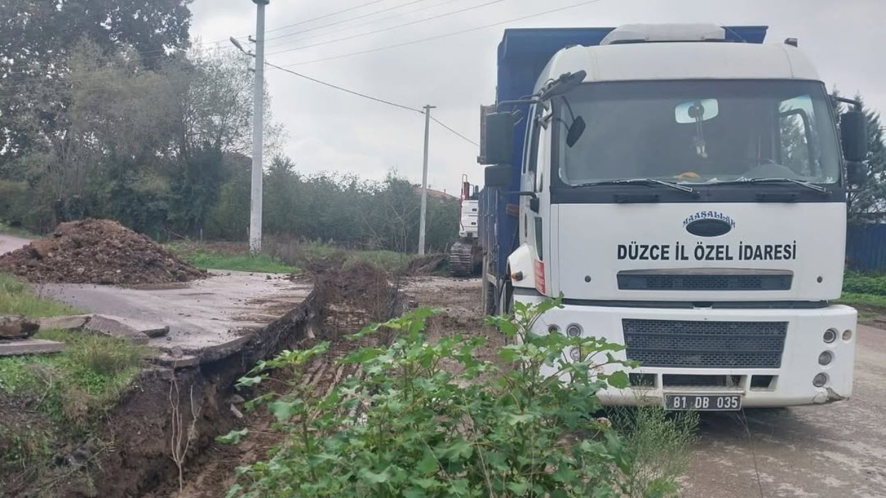 Gümüşova Kahveleryanı’nda Taşkın Riskine Karşı 14 Kutu Menfez