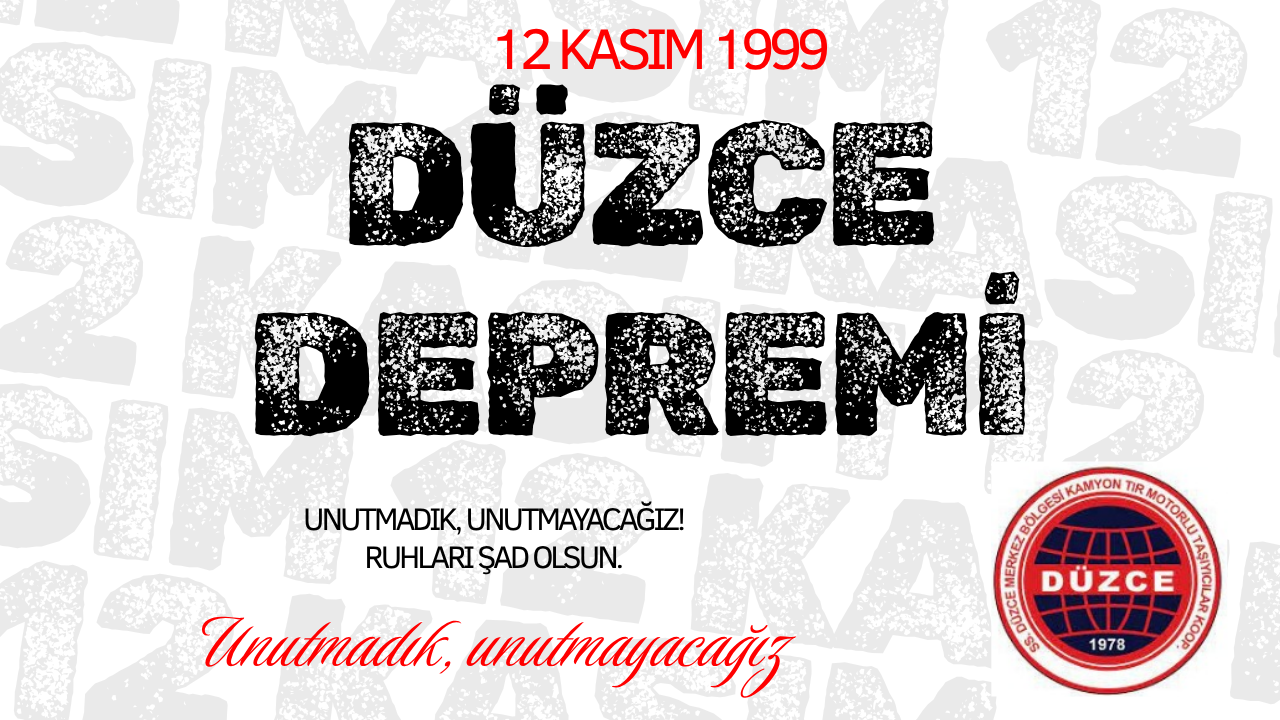 KAMYONCULAR 12 KASIM REKLAM İLANI