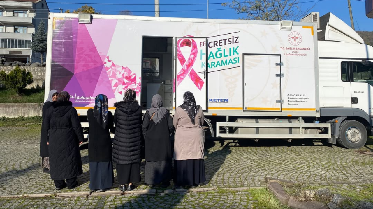 Yığılca’da Mobil Kanser Tarama Tırı Hizmete Başladı