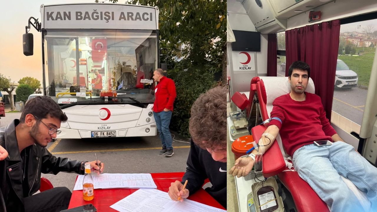 Hafız Hasan Şen Yurdu Öğrencilerinden Örnek Davranış; Kızılay’a Kan Bağışı