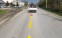 Çilimli’de Düzce Caddesi’nde Yol Çizgileri Yenileniyor