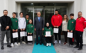 Başarılı Güreşçilerden İl Müdürü Arslantürk’e Ziyaret