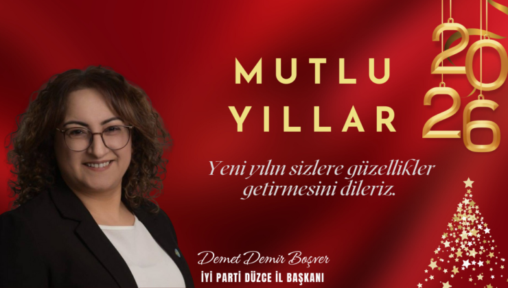 DEMET BOŞVER YILBAŞI REKLAM MESAJI