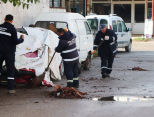 Akçakoca Sanayi Bölgesinde Düzenli Temizlik Çalışmaları Devam Ediyor