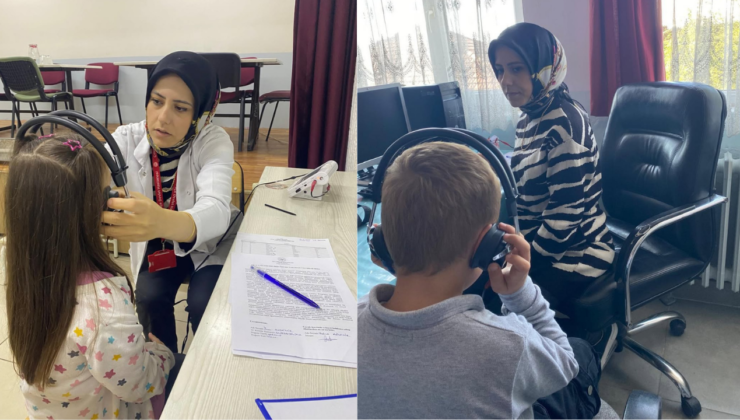 Çilimli’de İlkokul Öğrencilerine İşitme Taraması Yapıldı