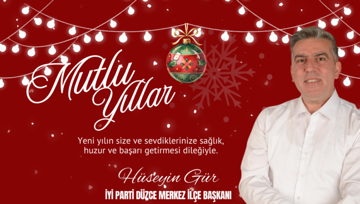 HÜSEYİN GÜR YILBAŞI REKLAM MESAJI