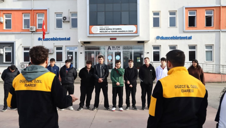 Düzce’de Öğrencilere Drone ile Arazi Ölçümü Eğitimi Verildi