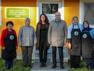 Başkan Özlü’den Kadın Kooperatifine Destek Ziyareti