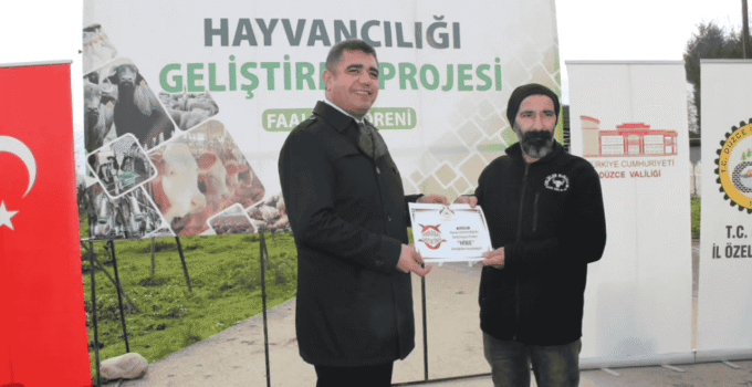 Düzce’de Manda Yetiştiriciliğine Güçlü Destek: 17 Damızlık Boğa Üreticilere Teslim Edildi