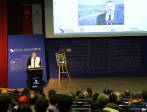 SASAD Yönetim Kurulu Başkanı Osman Okyay Düzce Üniversitesi Öğrencileriyle Bir Araya Geldi