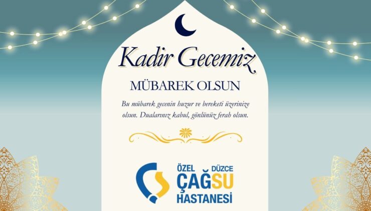 ÇAĞSU HASTANESİ KADİR GECESİ REKLAM İLANI