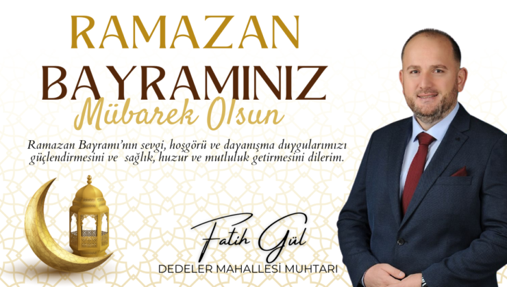 FATİH GÜL RAMAZAN BAYRAMI REKLAM İLANI