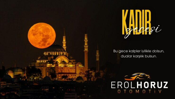 EROL HORUZ KADİR GECESİ REKLAM İLANI