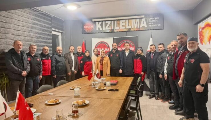 AK Parti Düzce Milletvekili Ayşe Keşir’den Kızılelma Arama Kurtarma Derneği’ne Ziyaret