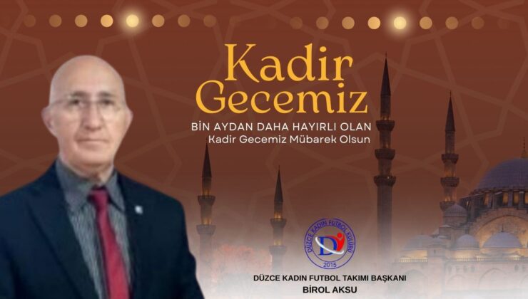 BİROL AKSU KADİR GECESİ REKLAM İLANI