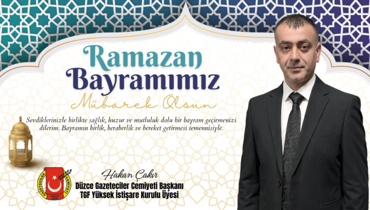 HAKAN ÇAKIR RAMAZAN BAYRAMI REKLAM İLANI